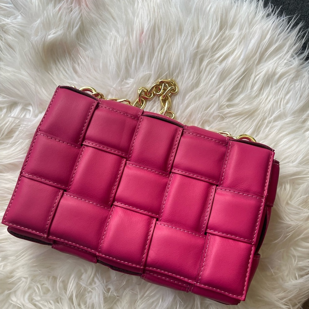 Pink bag.